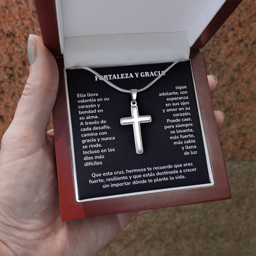 Collar Cruz Artesanal – Símbolo de Fe y Fortaleza