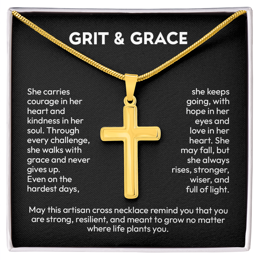 Artisan Cross Necklace – A Symbol of Faith & Strength