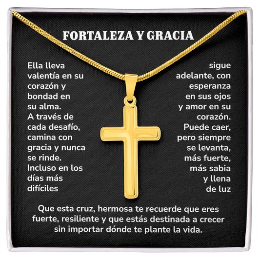 Collar Cruz Artesanal – Símbolo de Fe y Fortaleza