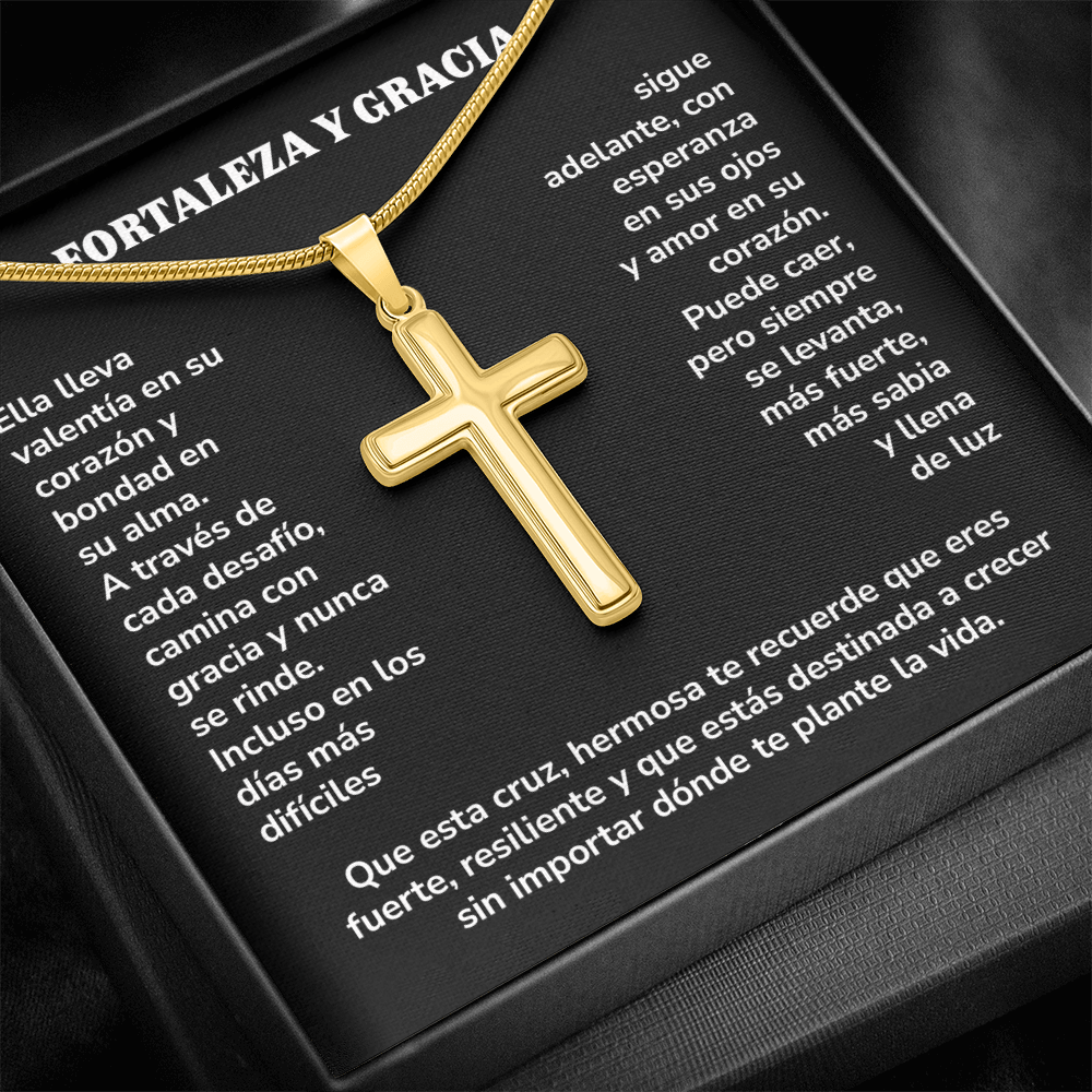 Collar Cruz Artesanal – Símbolo de Fe y Fortaleza