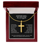Mustard Seed Faith Artisan Cross Necklace – Inspirational Christian Gift