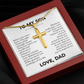 To My Son – Watching You Grow Cross Necklace