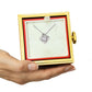 Rotating Love Knot Necklace in Rose Box – Romantic Gift for Her