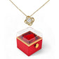 Rotating Love Knot Necklace in Rose Box – Romantic Gift for Her