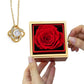 Rotating Love Knot Necklace in Rose Box – Romantic Gift for Her