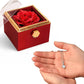Rotating Alluring Beauty Necklace in Rose Box – Romantic Gift for Her