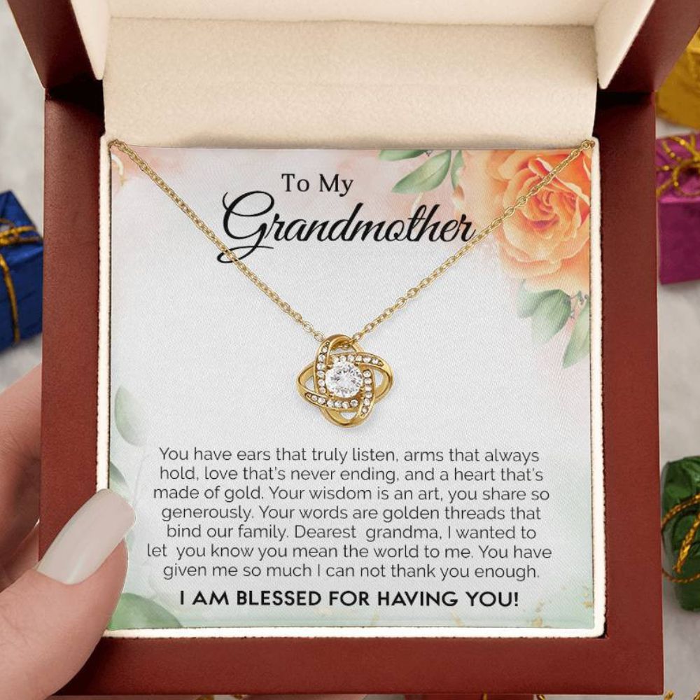 To My Grandmother - I Am Blessed For Having You (Necklace)