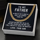 To My Father - What I've Learned From You (Cuban Link Necklace)