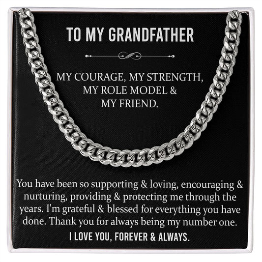 To My Grandfather - My Courage, My Strength, My Role Model, My Friend