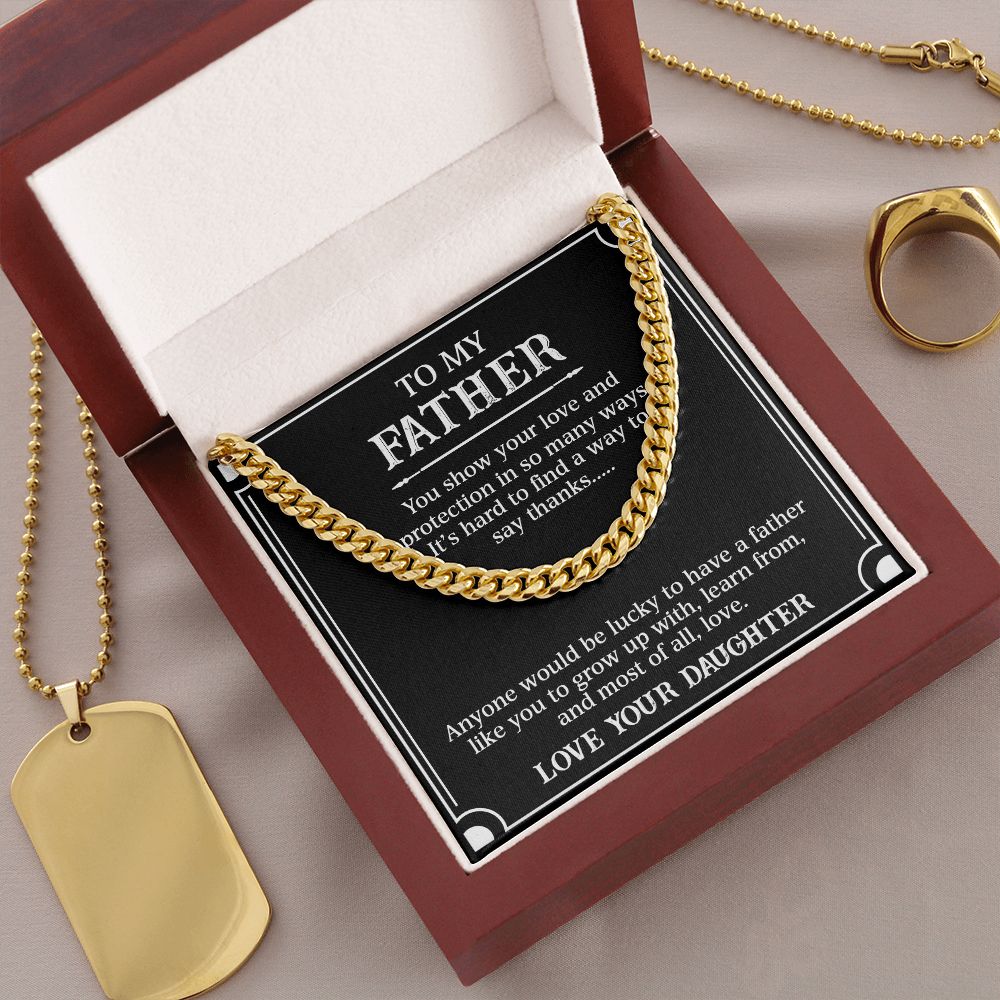 Father - Your Love & Protection (Cuban Link Chain)