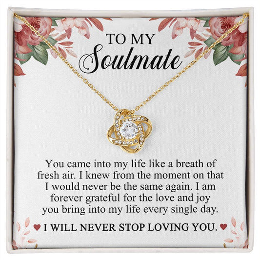 To My Soulmate - I Will Never Stop Loving You (Necklace0