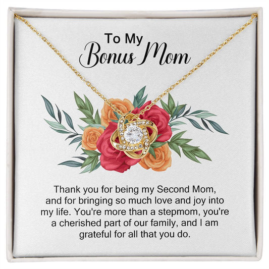 Bonus Mom Gift - Grateful For All That You Do (Necklace)