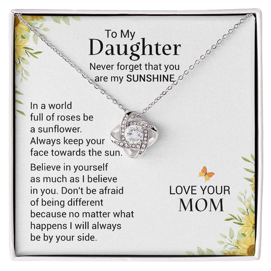 To My Daughter - Never Forget (Necklace)