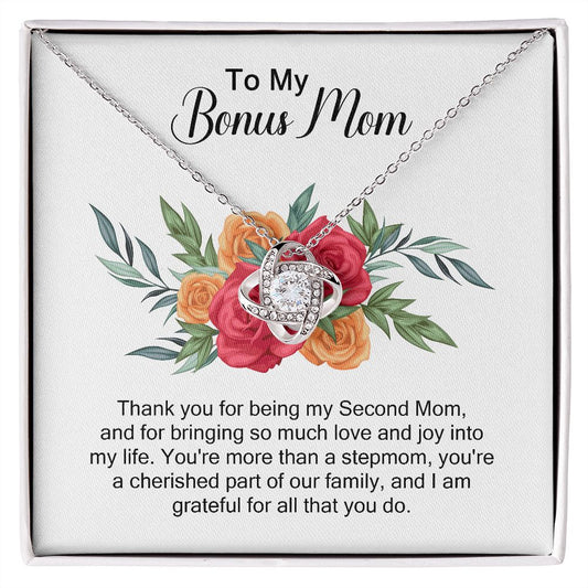Bonus Mom Gift - Grateful For All That You Do (Necklace)