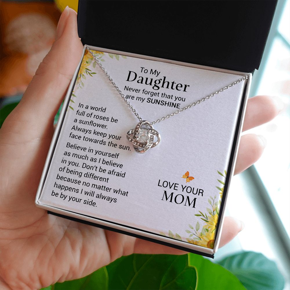 To My Daughter - Never Forget Necklace