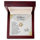 To My Daughter - Never Forget Necklace