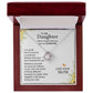 To My Daughter - Never Forget Necklace