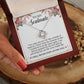 To My Soulmate - I Will Never Stop Loving You Necklace