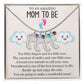 To An Amazing Mom To Be - A Brand New Miracle (Custom Name Necklace W/ Birthstone)