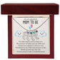 To An Amazing Mom To Be - A Brand New Miracle (Custom Name Necklace W/ Birthstone)