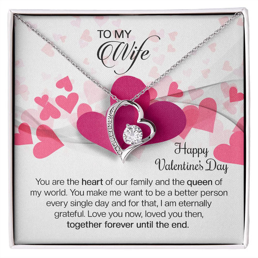 To My Wife - The Heart Of Our Family (Necklace)
