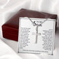 To My Son - You Are The Light Of My Life (Cross Necklace)